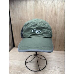 Outdoor Research Swift Cap Hat Unisex Green  Breathable Mesh 5 Panel Running